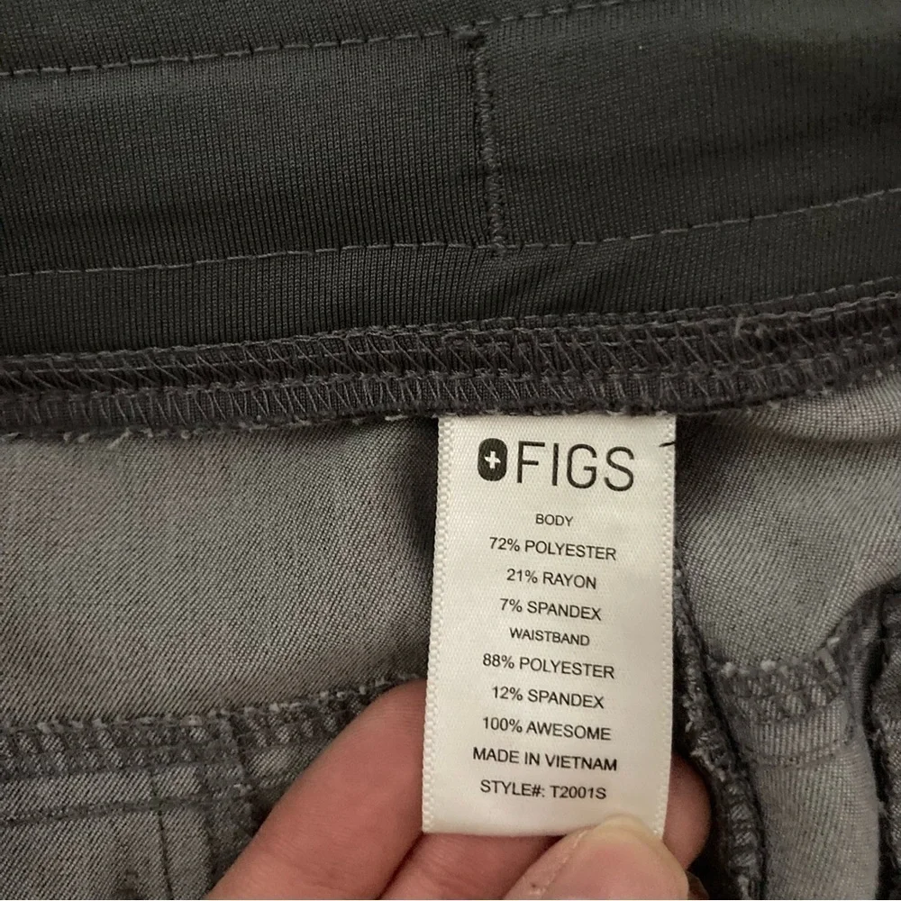 Figs Men’s Axim Cargo Scrub Pants Size Medium Short Gray